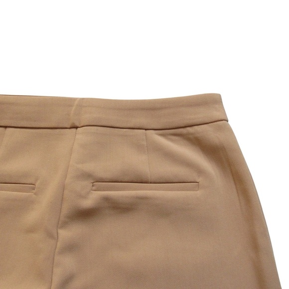 Jason Wu Camel Tan Pants XS Side Slits Boot Cut High Rise Stretch Careerwear - Picture 7 of 11